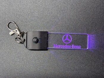 Mercedes-Benz Logo LED Light Keyring / Keychain - Image 6