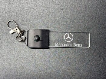 Mercedes-Benz Logo LED Light Keyring / Keychain - Image 7