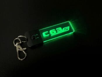 Mercedes AMG C63 S Logo LED Light Keyring / Keychain - Image 2