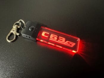 Mercedes AMG C63 S Logo LED Light Keyring / Keychain - Image 3