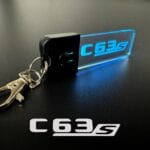 Mercedes AMG C63 S Logo LED Light Keyring / Keychain