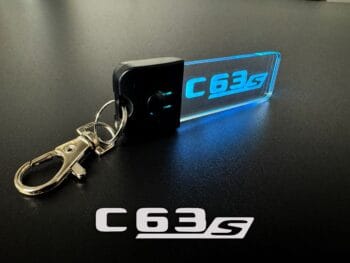Mercedes AMG C63 S Logo LED Light Keyring / Keychain