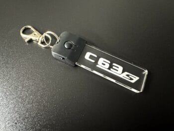 Mercedes AMG C63 S Logo LED Light Keyring / Keychain - Image 5