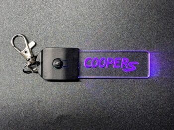 MINI Cooper S Logo LED Light Keyring / Keychain - Image 6