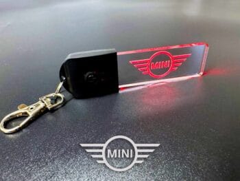 MINI Logo LED Light Keyring / Keychain