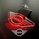 MINI Round Logo LED Light Keyring / Keychain