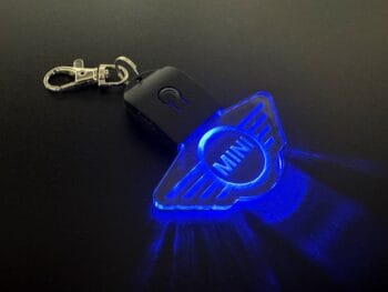 MINI Round Logo LED Light Keyring / Keychain - Image 3
