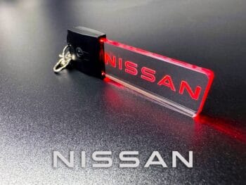 Nissan Logo LED Light Keyring / Keychain