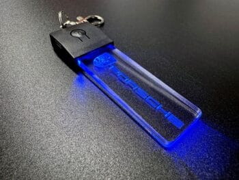 Porsche Logo LED Light Keyring / Keychain - Image 3