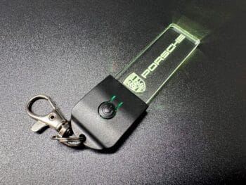 Porsche Logo LED Light Keyring / Keychain - Image 4