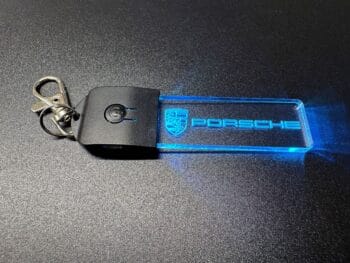 Porsche Logo LED Light Keyring / Keychain - Image 5