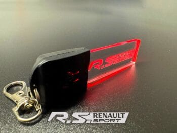 Renault Sport R.S. Logo LED Light Keyring / Keychain