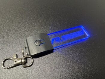 Renault Sport R.S. Logo LED Light Keyring / Keychain - Image 4