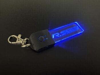 Renault Sport R.S. Logo LED Light Keyring / Keychain - Image 5