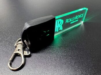 Rolls Royce Logo LED Light Keyring / Keychain - Image 2