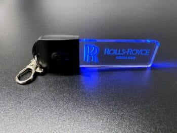Rolls Royce Logo LED Light Keyring / Keychain - Image 3