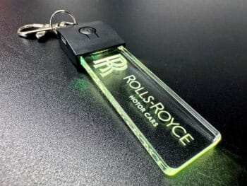 Rolls Royce Logo LED Light Keyring / Keychain - Image 4
