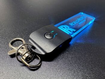Rolls Royce Logo LED Light Keyring / Keychain - Image 5