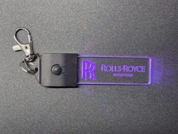 Rolls Royce Logo LED Light Keyring / Keychain - Image 6
