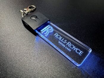 Rolls Royce Logo LED Light Keyring / Keychain - Image 7