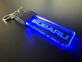 Subaru Logo LED Light Keyring / Keychain - Image 3