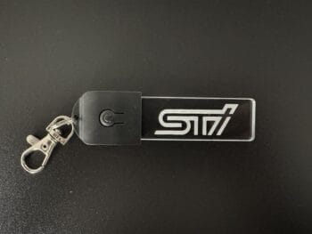 Subaru STI Logo LED Light Keyring / Keychain - Image 6