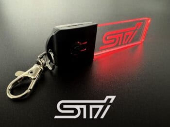 Subaru STI Logo LED Light Keyring / Keychain