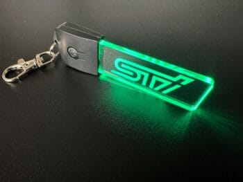 Subaru STI Logo LED Light Keyring / Keychain - Image 2