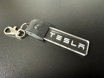 Tesla Logo LED Light Keyring / Keychain - Image 9