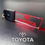 Toyota Logo LED Light Keyring / Keychain