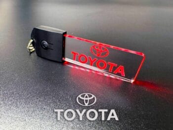 Toyota Logo LED Light Keyring / Keychain