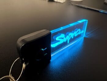 Toyota Supra Logo LED Light Keyring / Keychain - Image 4