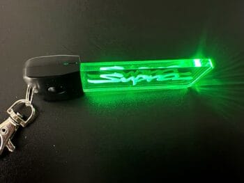 Toyota Supra Logo LED Light Keyring / Keychain - Image 5