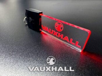 Vauxhall Logo LED Light Keyring / Keychain