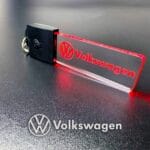 Volkswagen Logo LED Light Keyring / Keychain