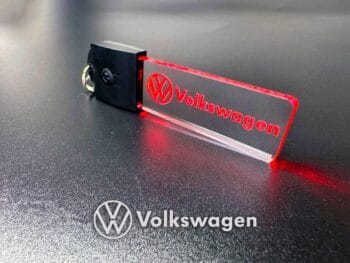 Volkswagen Logo LED Light Keyring / Keychain