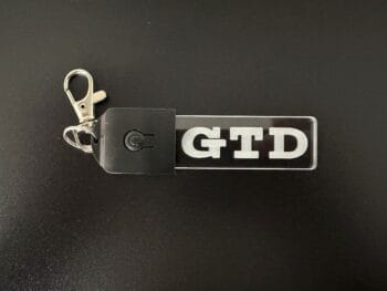 Volkswagen GTD Logo LED Light Keyring / Keychain - Image 8
