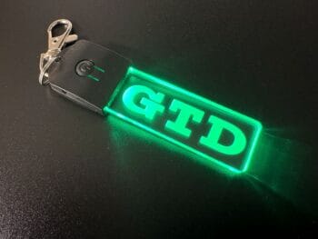 Volkswagen GTD Logo LED Light Keyring / Keychain - Image 3