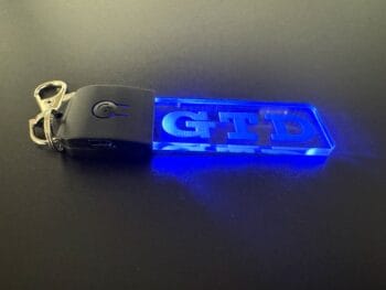 Volkswagen GTD Logo LED Light Keyring / Keychain - Image 4