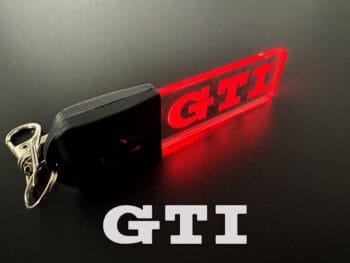 Volkswagen GTI Logo LED Light Keyring / Keychain