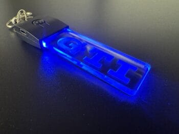 Volkswagen GTI Logo LED Light Keyring / Keychain - Image 3