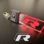 Volkswagen R Logo LED Light Keyring / Keychain
