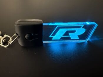 Volkswagen R Logo LED Light Keyring / Keychain - Image 2