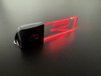 Volkswagen R New Style Logo LED Light Keyring / Keychain - Image 3
