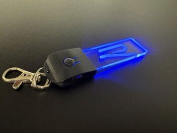 Volkswagen R New Style Logo LED Light Keyring / Keychain - Image 4