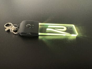 Volkswagen R New Style Logo LED Light Keyring / Keychain - Image 5